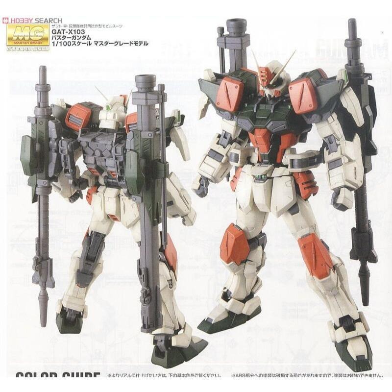 (大鳥叔叔模型)BANDAI 鋼彈 鋼普拉 1/100 MG GAT-X103 BUSTER GUNDAM 暴風鋼彈-細節圖3
