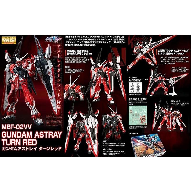(大鳥叔叔模型)BANDAI 鋼彈 鋼普拉 1/100 MG GUNDAM ASTRAY TURN RED 逆紅異端鋼彈-細節圖2