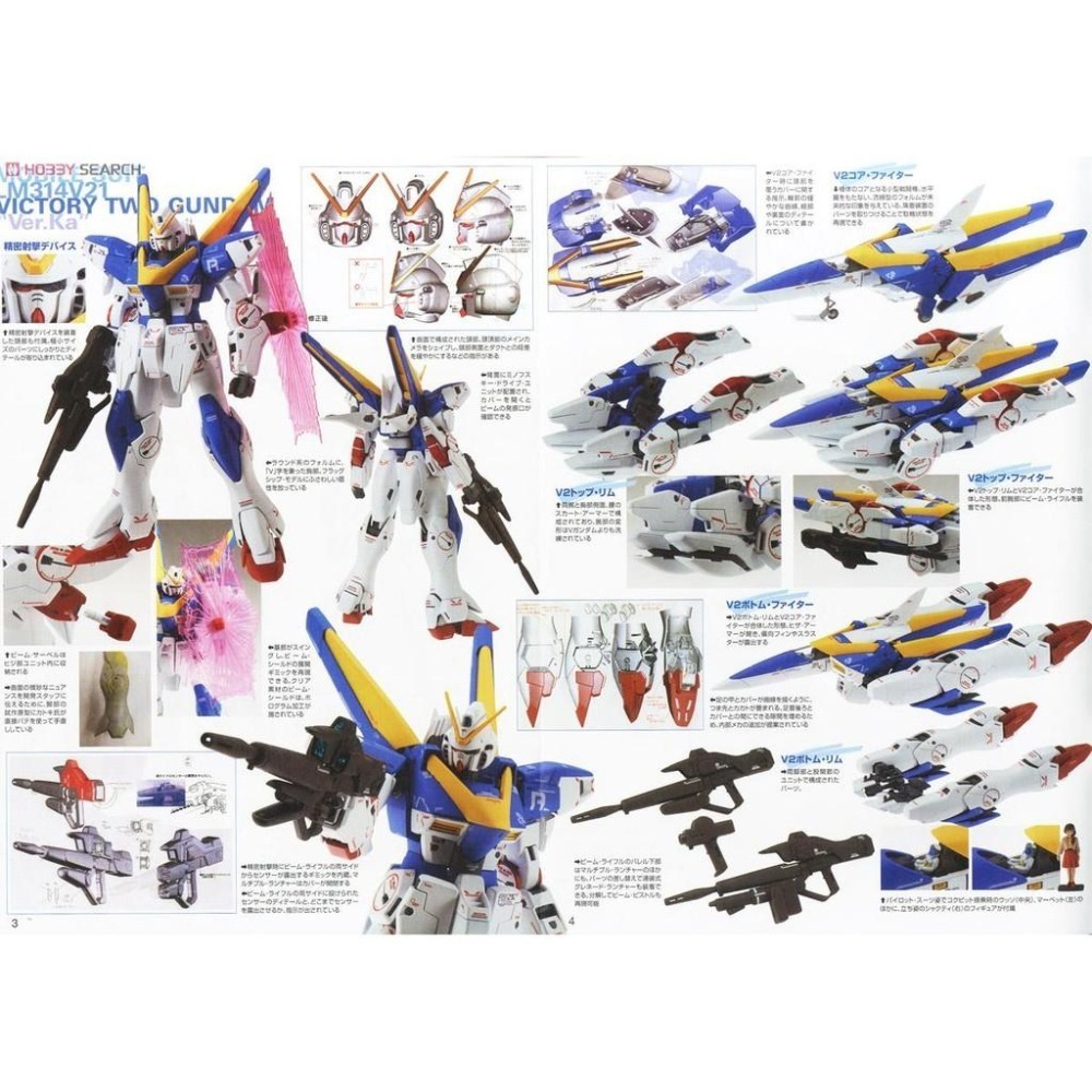 (大鳥叔叔模型)BANDAI 鋼彈 鋼普拉 1/100 MG V2鋼彈 Ver.Ka-細節圖5