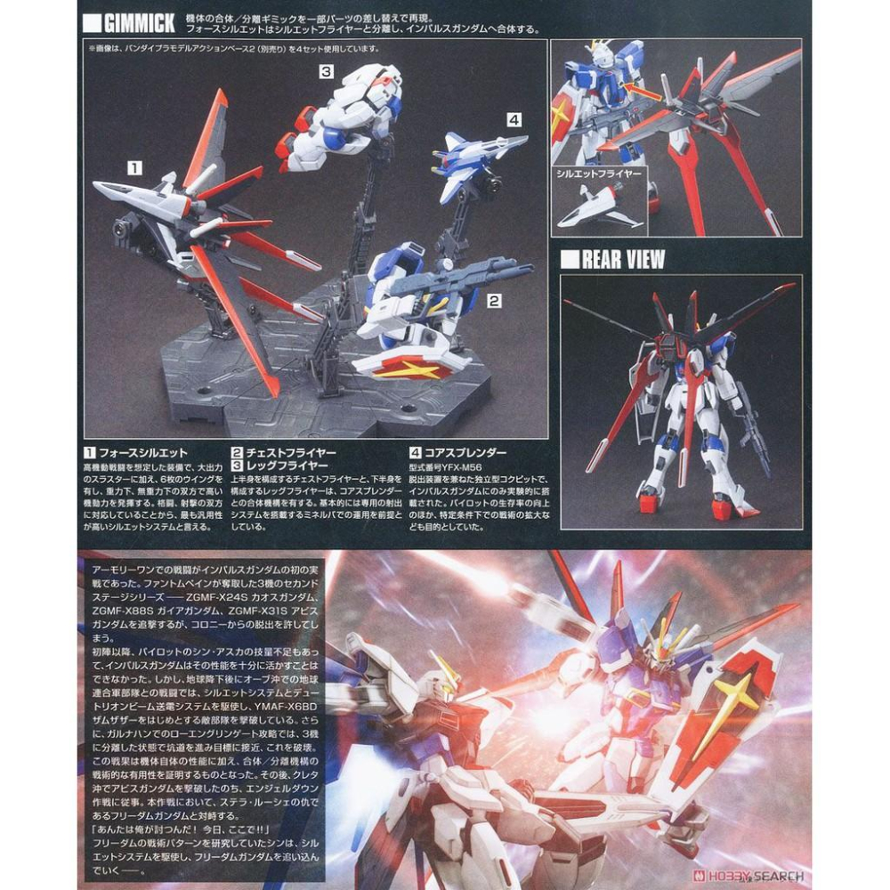 (大鳥叔叔模型)BANDAI 鋼彈1/144 HGCE#198 ZGMF-X56S/α 威力脈衝鋼彈-細節圖6