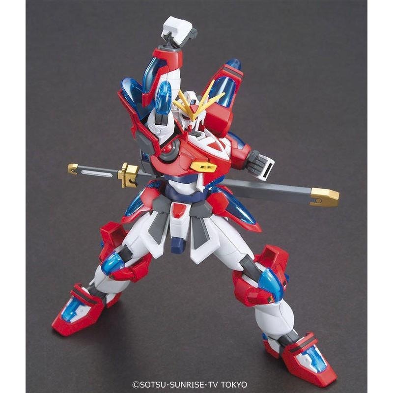 (大鳥叔叔模型)BANDAI 鋼彈1/144 HGBF#043 鋼彈創鬥者 神木燃燒鋼彈-細節圖2