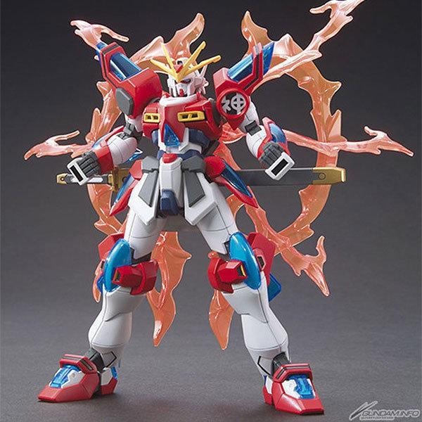 (大鳥叔叔模型)BANDAI 鋼彈1/144 HGBF#043 鋼彈創鬥者 神木燃燒鋼彈-細節圖4