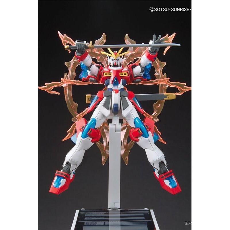 (大鳥叔叔模型)BANDAI 鋼彈1/144 HGBF#043 鋼彈創鬥者 神木燃燒鋼彈-細節圖8