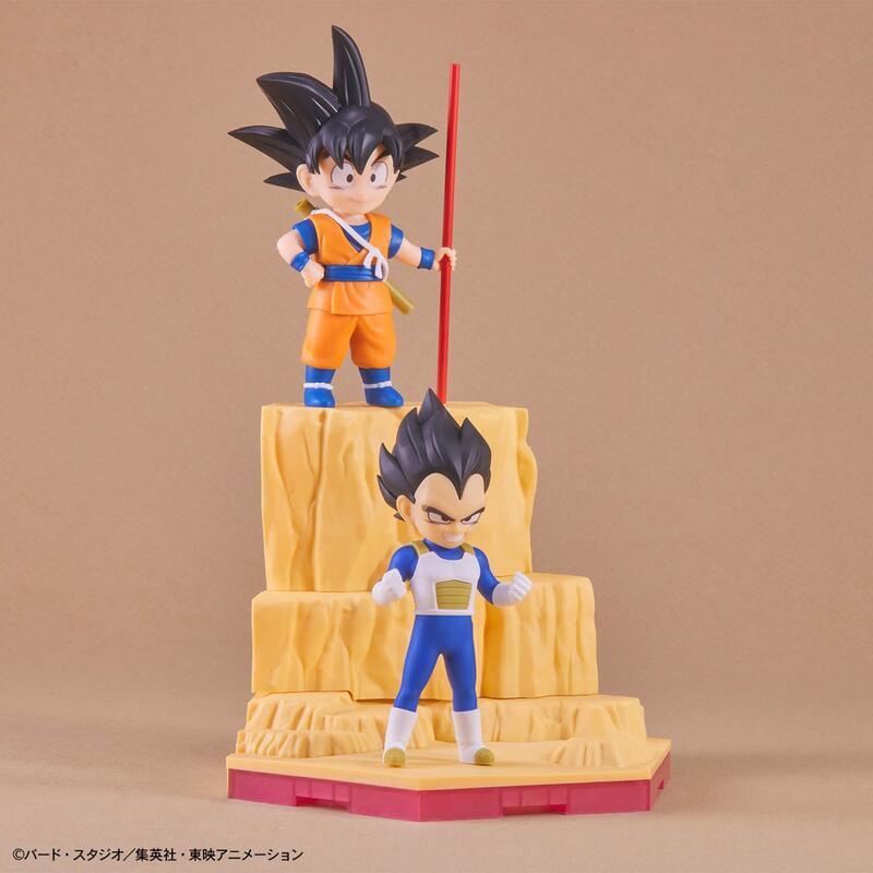(大鳥叔叔模型) BANDAI 七龍珠 DRAGON BALLZ 孫悟空(迷你) & 貝吉塔(迷你)達爾 組裝模型-細節圖4