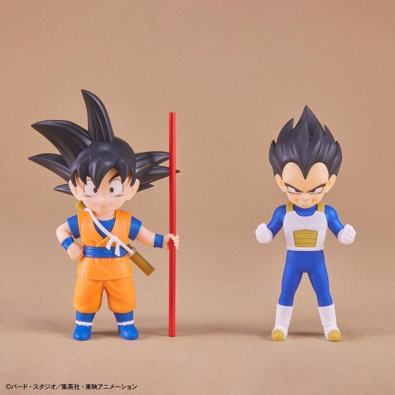(大鳥叔叔模型) BANDAI 七龍珠 DRAGON BALLZ 孫悟空(迷你) & 貝吉塔(迷你)達爾 組裝模型-細節圖5