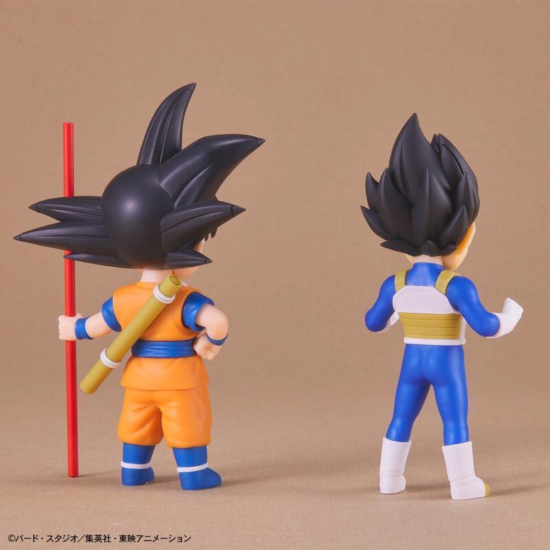 (大鳥叔叔模型) BANDAI 七龍珠 DRAGON BALLZ 孫悟空(迷你) & 貝吉塔(迷你)達爾 組裝模型-細節圖6