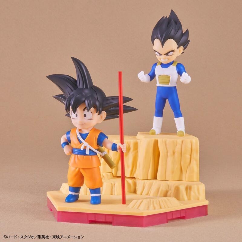 (大鳥叔叔模型) BANDAI 七龍珠 DRAGON BALLZ 孫悟空(迷你) & 貝吉塔(迷你)達爾 組裝模型-細節圖10