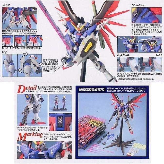 (大鳥叔叔模型)BANDAI 鋼彈 鋼普拉 1/100 MG  ZGMF-X42S SEED DESTINY 命運鋼彈-細節圖2