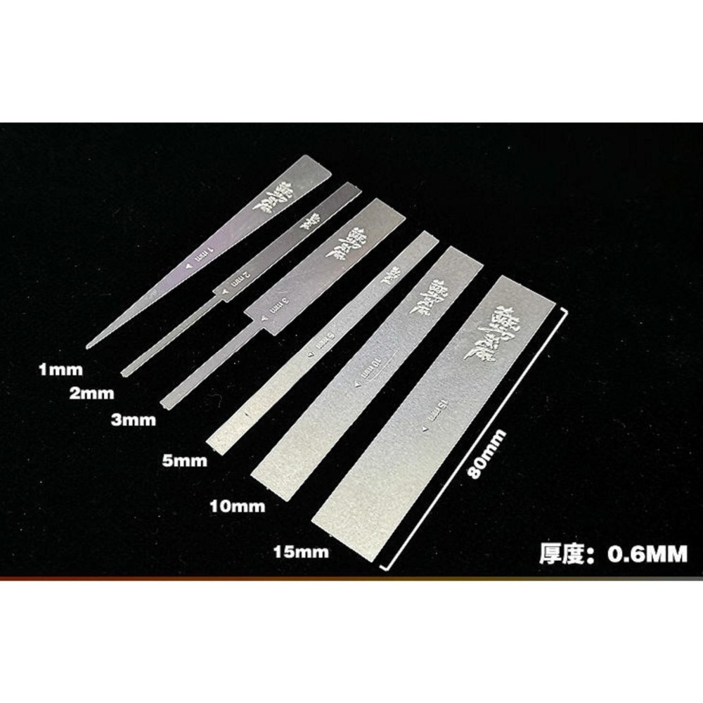 (大鳥叔叔模型) 模式玩造 MS029 MS-029 極細不銹鋼打磨棒  6入套裝-細節圖4