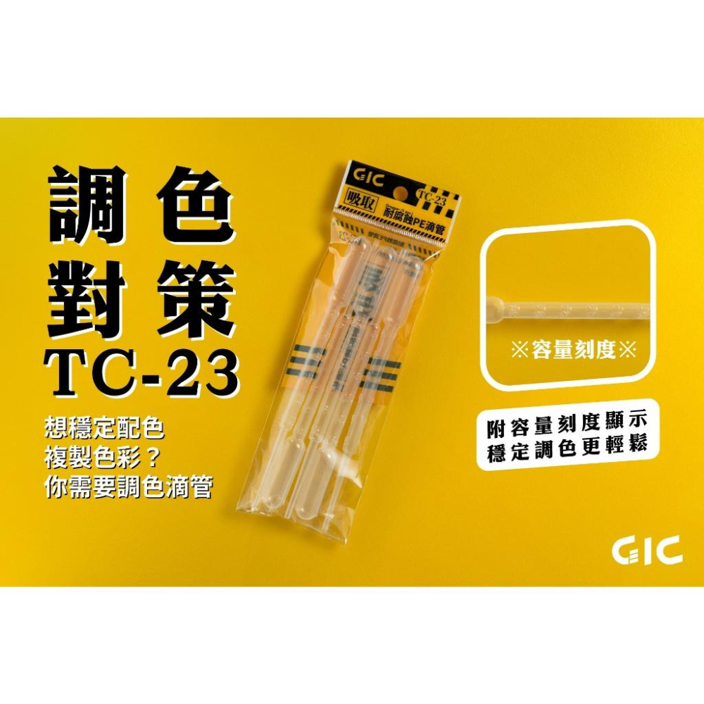 (大鳥叔叔模型)GiC TC-23 TC23 耐腐蝕滴管 3ml (一包/5入) 模型專用-細節圖3