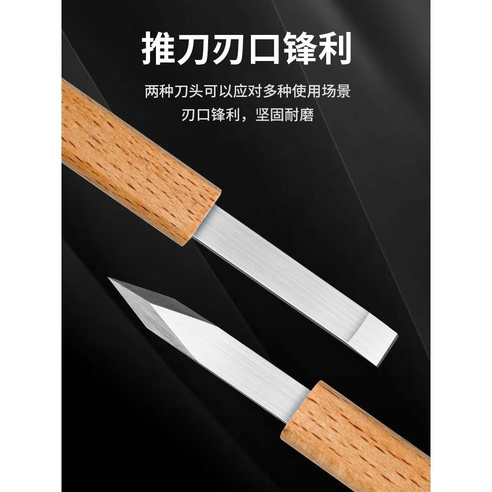 (大鳥叔叔模型) 模式玩造 MS097 MS-097 雙頭 寬口推刀 水口切割合模線 分模線刮刀 雙頭三稜刮刀 修除毛邊-細節圖5