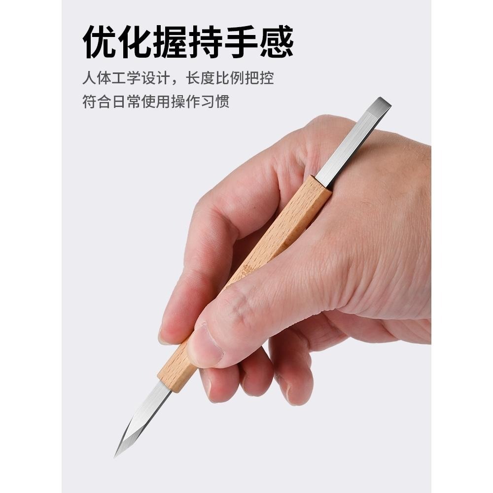 (大鳥叔叔模型) 模式玩造 MS097 MS-097 雙頭 寬口推刀 水口切割合模線 分模線刮刀 雙頭三稜刮刀 修除毛邊-細節圖6