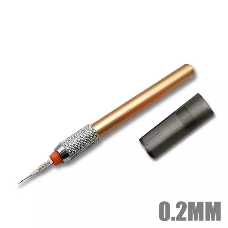 (大鳥叔叔模型) 模式玩造 MS048 MS-048金屬雕刻線刀 三菱刻線刀 除塵刷 硬線膠帶 推刀 勾線刀 刻刀 鋼彈-規格圖7