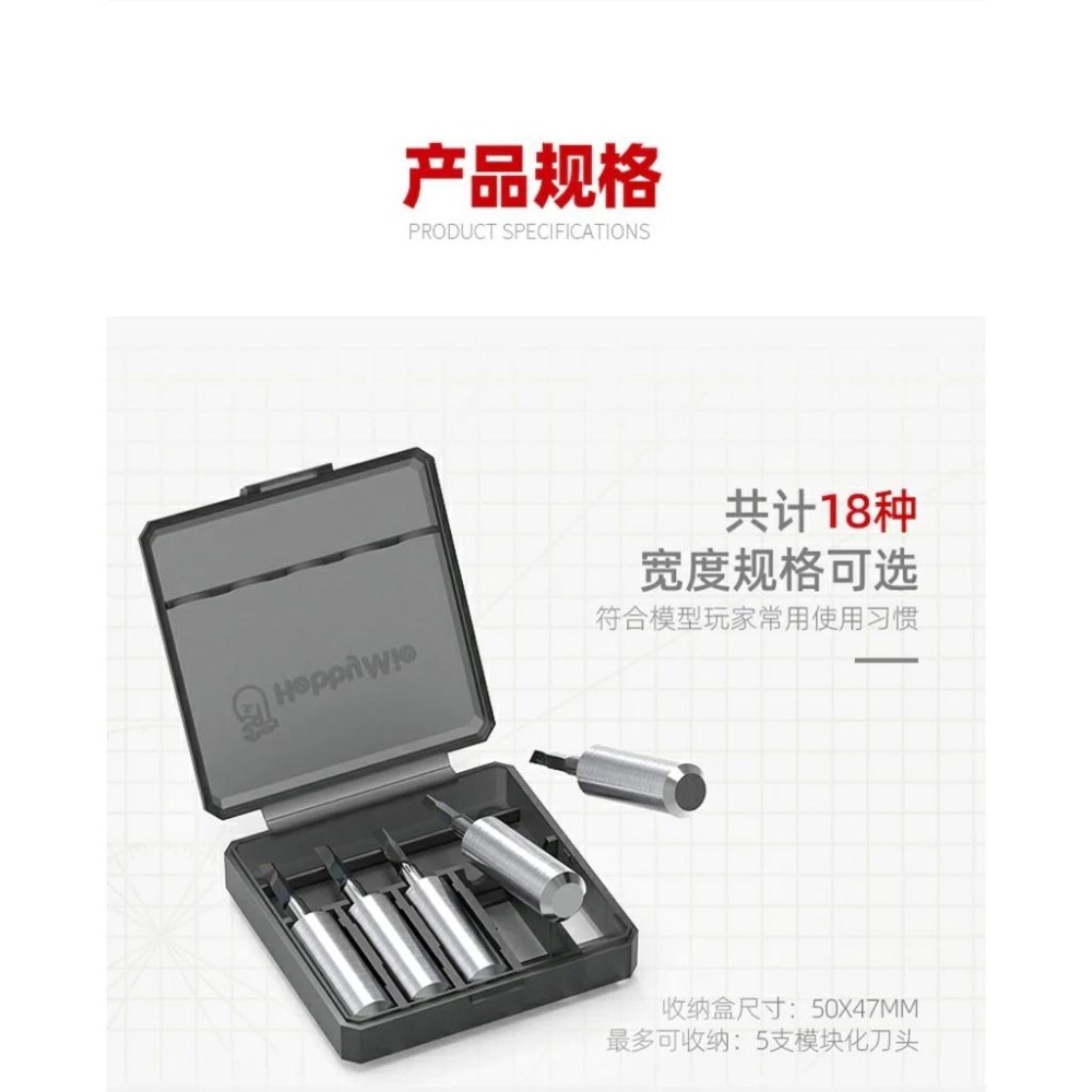 (大鳥叔叔模型)喵匠 HobbyMio HMK HMK-07 HMK-08模型專用 模型刻線刀 推刀 刻線刀 高硬度鎢鋼-細節圖5