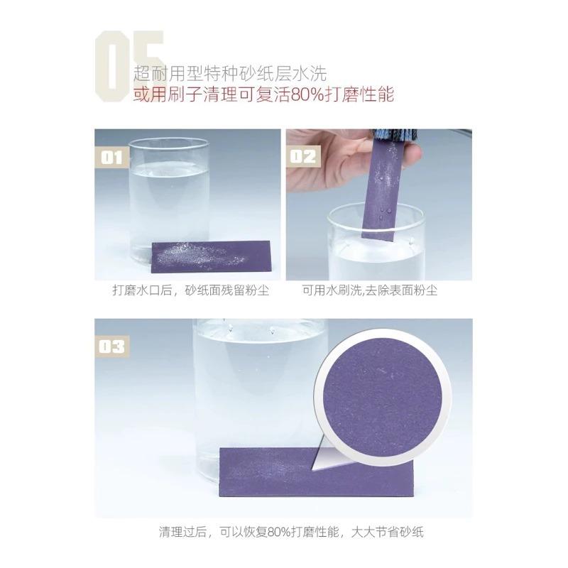 (大鳥叔叔模型)喵匠 HobbyMio 大張超薄 厚2mm 海綿砂紙 乾濕兩用 經久耐用 自由裁切-細節圖9