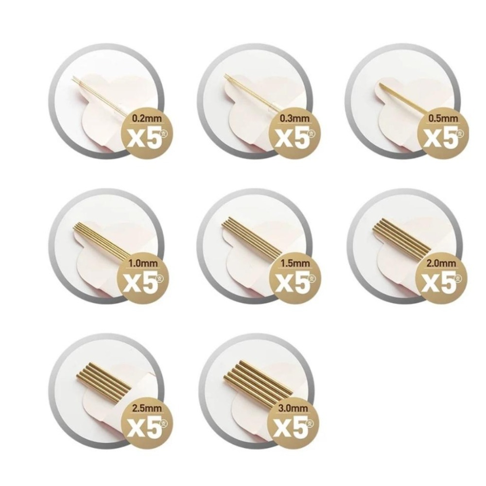 (大鳥叔叔模型)喵匠 HobbyMio 模型改裝 改造銅棒 打樁 實心 長20cm 銅棒 0.2/-3.0mm直徑-細節圖6