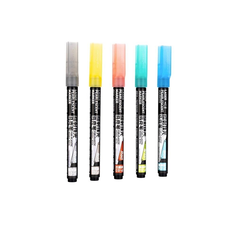 (大鳥叔叔模型) 喵匠 HobbyMio 模型專用 鐳射珠光馬克筆系列 模型鋼彈上色筆 油性筆-細節圖6