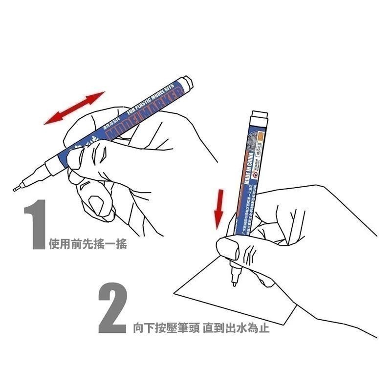 (大鳥叔叔模型) 模式玩造 MS-043 MS043 油性勾線筆 代針筆 鋼彈 極細墨線筆 補色筆 勾線筆 墨線筆-細節圖3