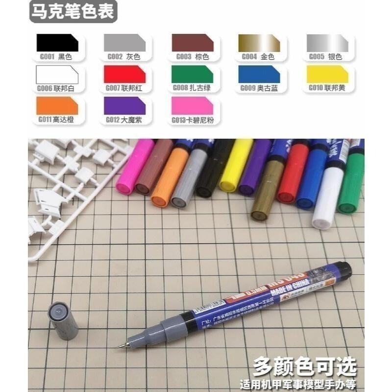 (大鳥叔叔模型) 模式玩造 MS-043 MS043 油性勾線筆 代針筆 鋼彈 極細墨線筆 補色筆 勾線筆 墨線筆-細節圖5