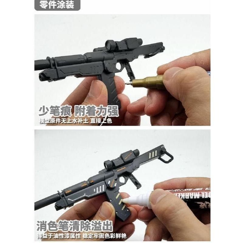 (大鳥叔叔模型) 模式玩造 MS-043 MS043 油性勾線筆 代針筆 鋼彈 極細墨線筆 補色筆 勾線筆 墨線筆-細節圖7