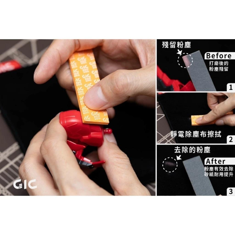 (大鳥叔叔模型) GIC GP-04 GP04 除塵靜電布 除塵布 打磨除塵布-細節圖3