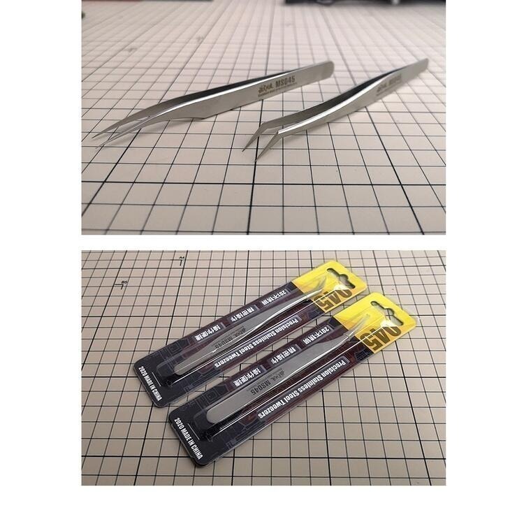 (大鳥叔叔模型) 模式玩造 MS045 MS-045 模型精密鑷子 鷹嘴 鶴嘴 水貼夾 模型夾-細節圖5