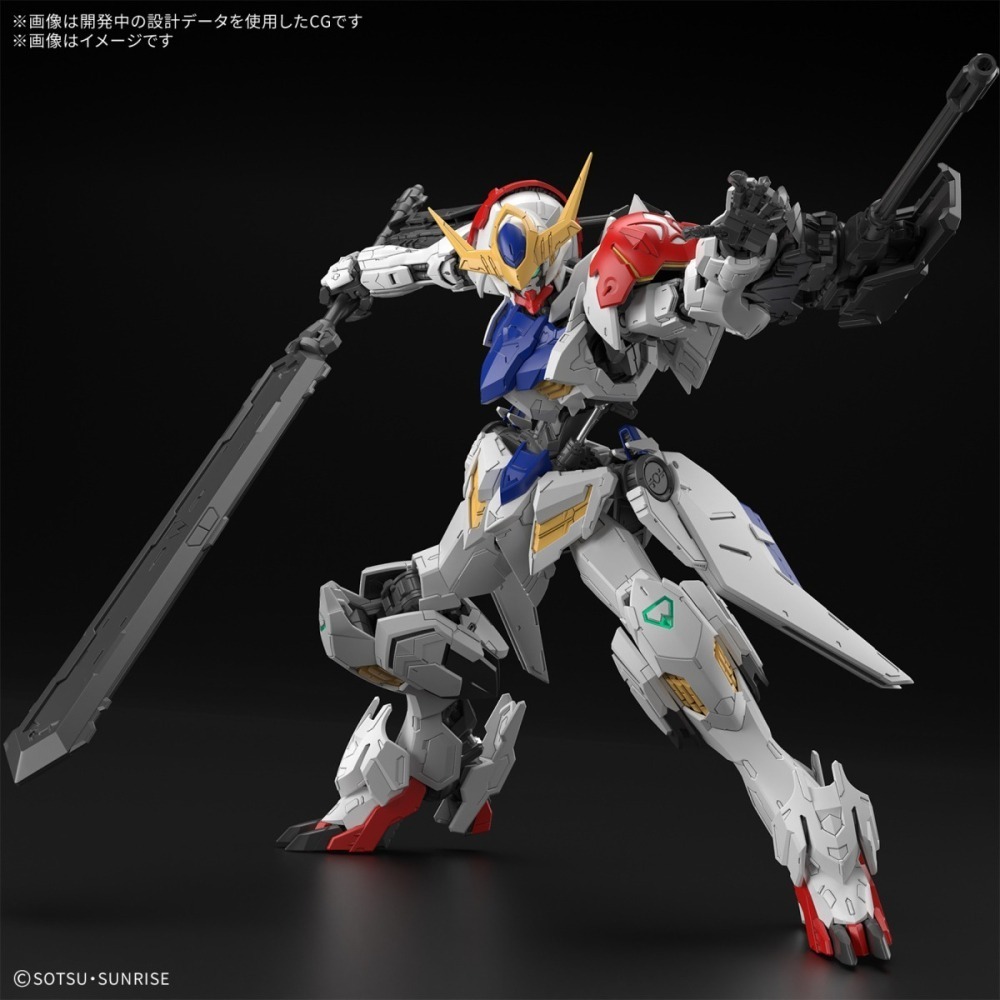 (大鳥叔叔模型)BANDAI 鋼彈 鋼普拉 MG 1/100 鐵血孤兒 天狼型獵魔鋼彈-細節圖4