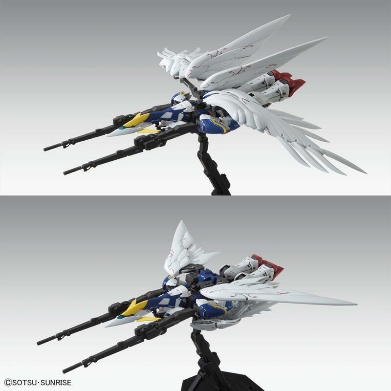 (大鳥叔叔模型)BANDAI 鋼彈 鋼普拉 MG 1/100 飛翼零式 EW 特裝型 Ver. Ka 卡版 天使鋼彈-細節圖6