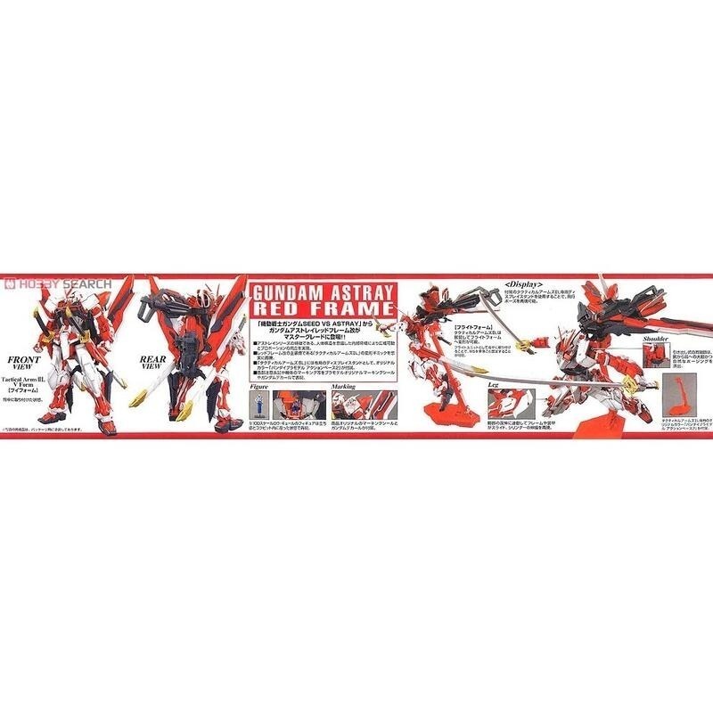 (大鳥叔叔模型)BANDAI 鋼彈 鋼普拉 1/100 MG 紅色異端鋼彈改 異端鋼彈 紅色機改-細節圖3