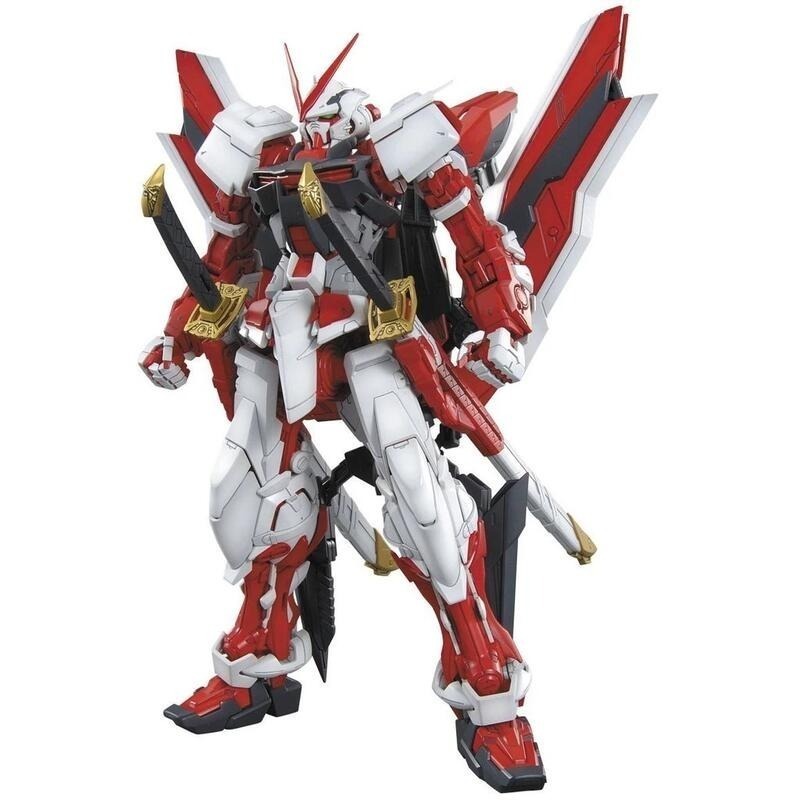 (大鳥叔叔模型)BANDAI 鋼彈 鋼普拉 1/100 MG 紅色異端鋼彈改 異端鋼彈 紅色機改-細節圖6