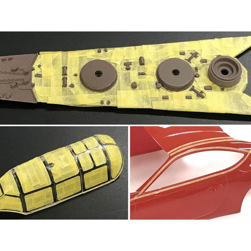 (大鳥叔叔模型)TAMIYA 田宮 87207 遮蓋膠帶 (2mm)-細節圖4