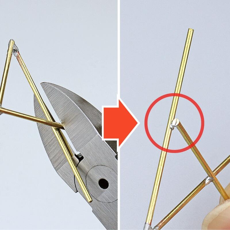 (大鳥叔叔模型) GodHand 神之手 NKN-125 軟銅棒專用斜口鉗 銅棒剪鉗 銅棒-細節圖4