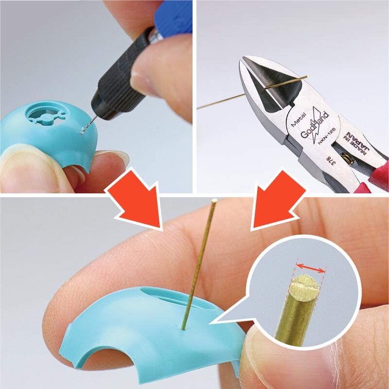 (大鳥叔叔模型) GodHand 神之手 NKN-125 軟銅棒專用斜口鉗 銅棒剪鉗 銅棒-細節圖5