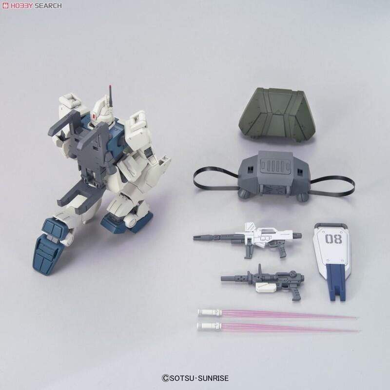 (大鳥叔叔模型)BANDAI鋼彈1/144 HGUC#155 RX-79G Ez-8 鋼彈 傘兵空降裝備-細節圖7