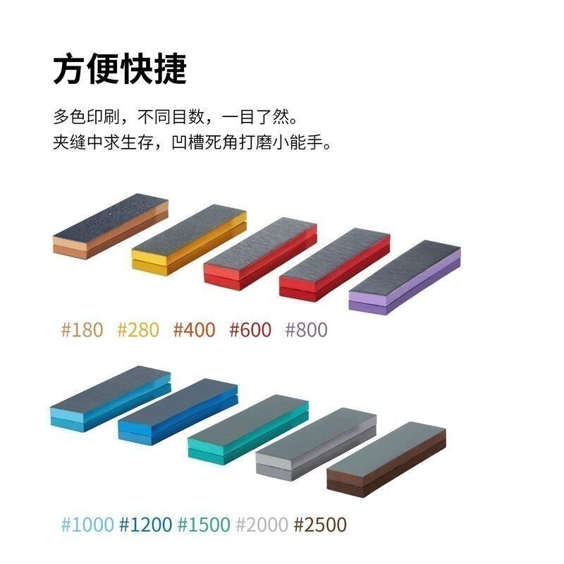 (大鳥叔叔模型) DSPIAE SS-S01 SS-S02 海綿砂紙 套裝 2/3/5mm #180~2500 30入-細節圖3