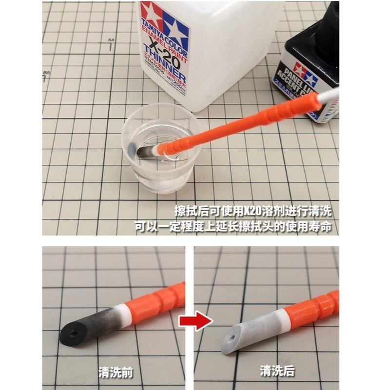 (大鳥叔叔模型) 模式玩造 MS046 MS-046 墨線液 滲線 擦拭棒-細節圖8