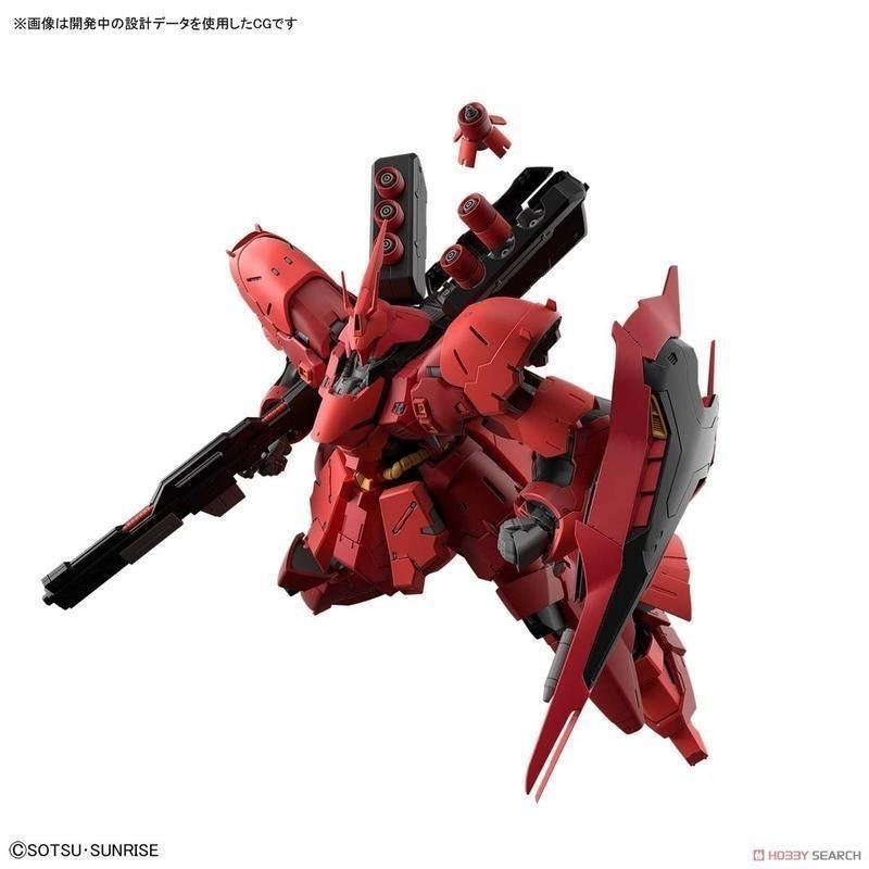 (大鳥叔叔模型)BANDAI 鋼彈1/144 RG29 RG 29 沙薩比 MSN-04 Sazabi-細節圖6