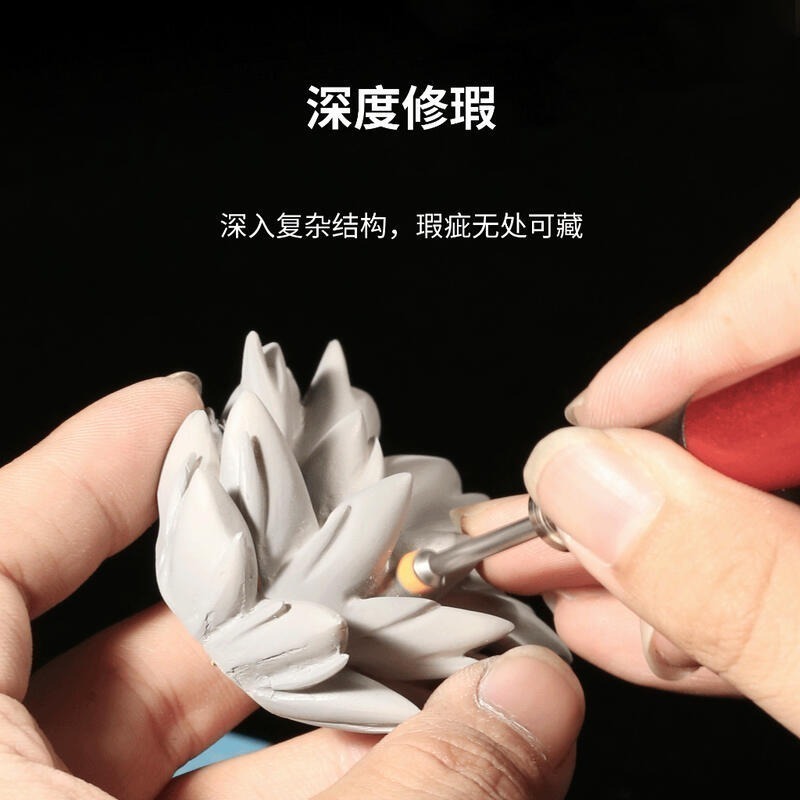 (大鳥叔叔模型) DSPIAE SS-C01/02 圓形 背膠 沖孔型海綿砂紙 海綿砂紙套裝 含連桿 軸徑3mm-細節圖5