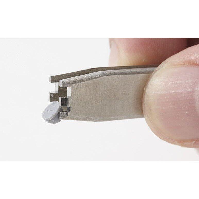 (大鳥叔叔模型)GUNZE郡氏 GT93 GT-93 模型專用 尖端特殊凹口防滑設計 模型鑷子-細節圖4