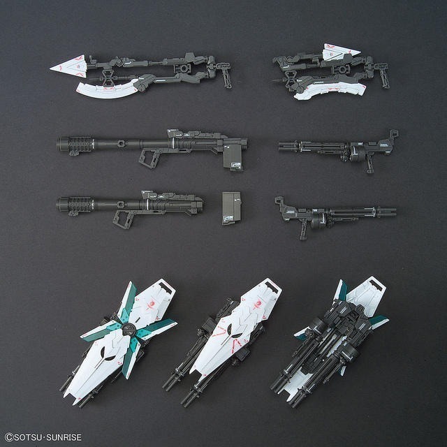 (大鳥叔叔模型)BANDAI 鋼彈 1/144 RG30 RG 30 全武裝獨角獸鋼彈-細節圖9