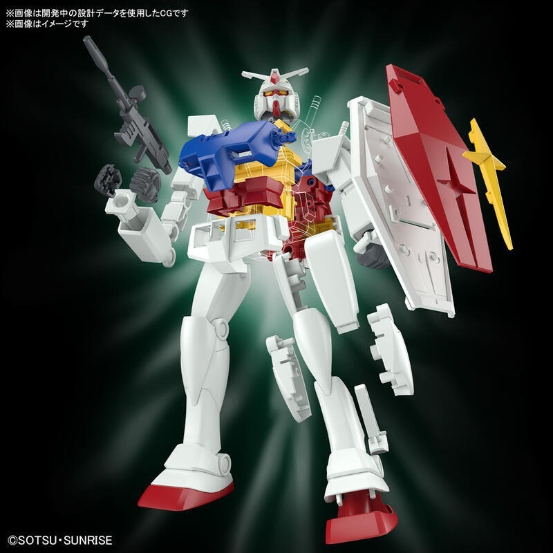 (大鳥叔叔模型)BANDAI 鋼彈1/144 RX-78-2 初鋼 REVIVAL ver 最佳機體收藏集-細節圖2
