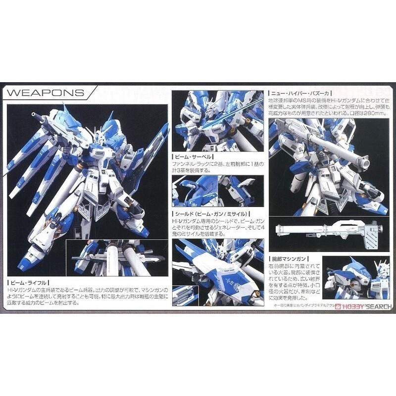 (大鳥叔叔模型)BANDAI 鋼彈1/144 [現貨] RG 36 RG36 1/144 Hi-v 鋼彈 海牛-細節圖3