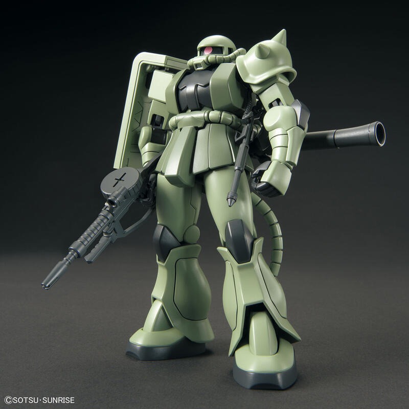 (大鳥叔叔模型)BANDAI 鋼彈1/144 HGUC#241 MS-06 ZAKU II 薩克Ⅱ-細節圖4