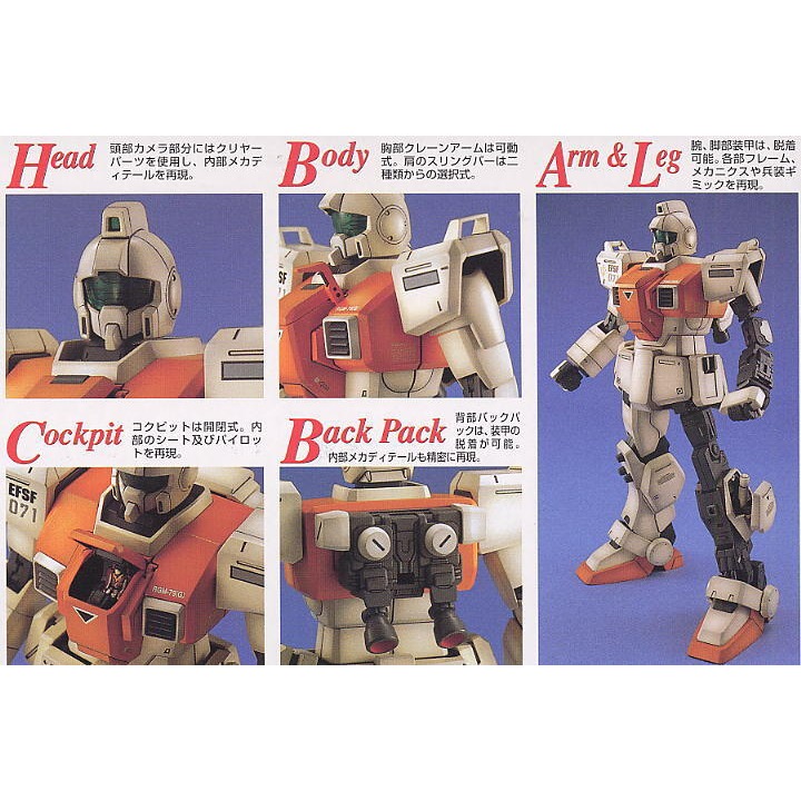 (大鳥叔叔模型)BANDAI 鋼彈 MG 1/100 RGM-79[G]GM 陸戰型吉姆-細節圖2