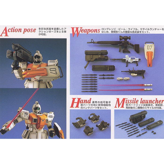 (大鳥叔叔模型)BANDAI 鋼彈 MG 1/100 RGM-79[G]GM 陸戰型吉姆-細節圖3