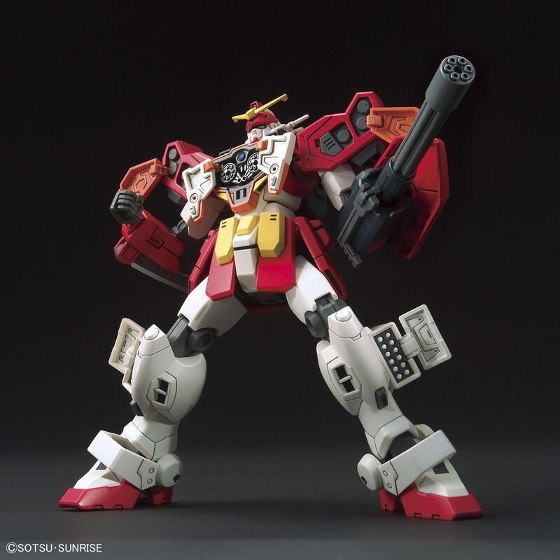 (大鳥叔叔模型)BANDAI HGAC#236 1/144 鋼彈W 重武裝鋼彈 GUNDAM HEAVYARMS-細節圖2