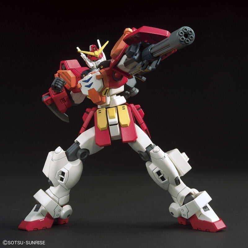 (大鳥叔叔模型)BANDAI HGAC#236 1/144 鋼彈W 重武裝鋼彈 GUNDAM HEAVYARMS-細節圖3