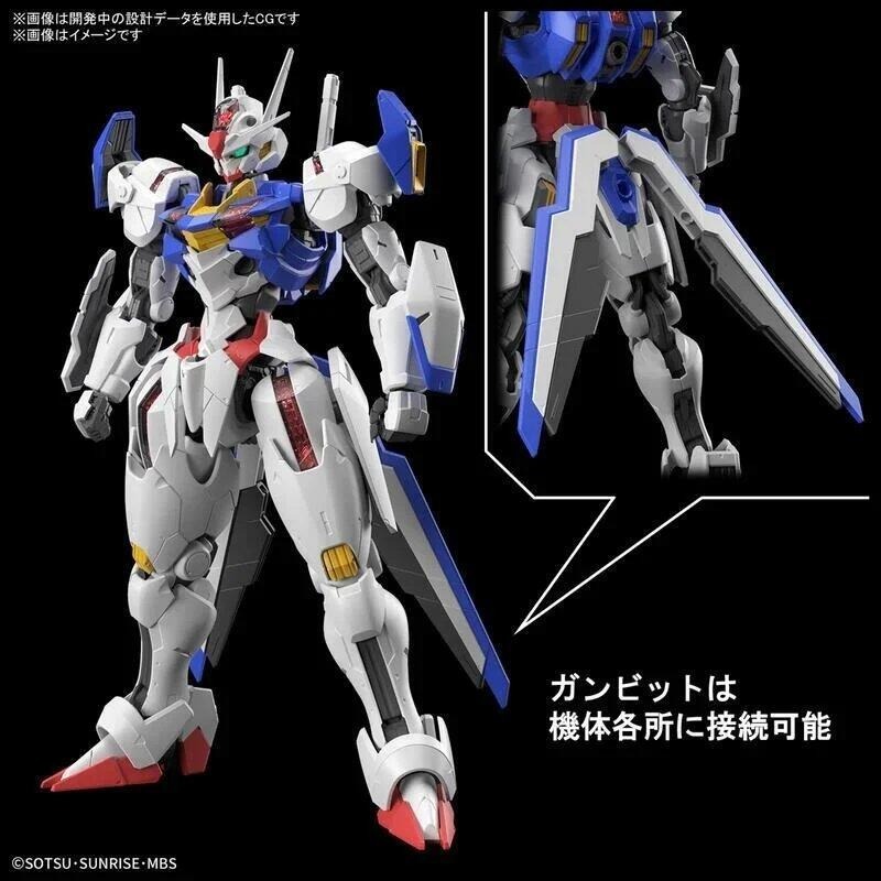 (大鳥叔叔模型) BANDAI FULL MECHANICS 1/100 水星的魔女 風靈鋼彈-細節圖6