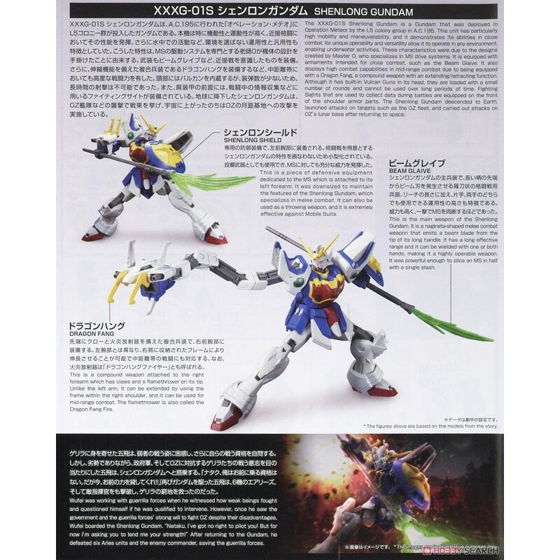 (大鳥叔叔模型)BANDAI HGAC#242 1/144 神龍鋼彈 SHENLONG GUNDAM-細節圖4