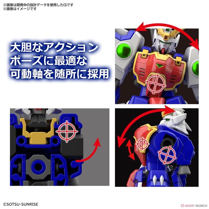 (大鳥叔叔模型)BANDAI HGAC#242 1/144 神龍鋼彈 SHENLONG GUNDAM-細節圖5